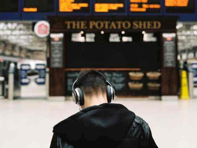 man at the airport